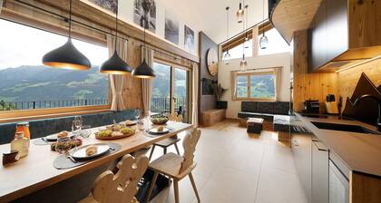 Chalet Bucher mit Whirlpool, Sauna und einen atemberaubenden Ausblick