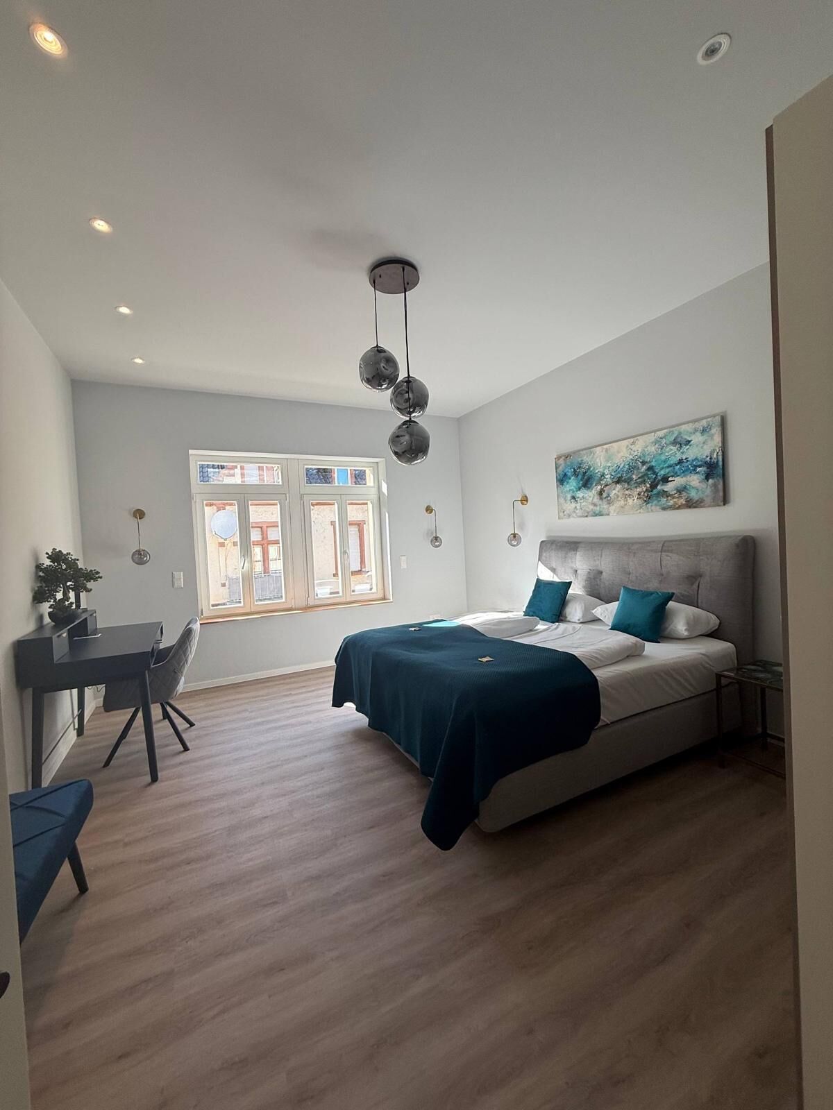 Comfort Apartment, Balcony, City View | Laptop workspace, iron/ironing board, free WiFi