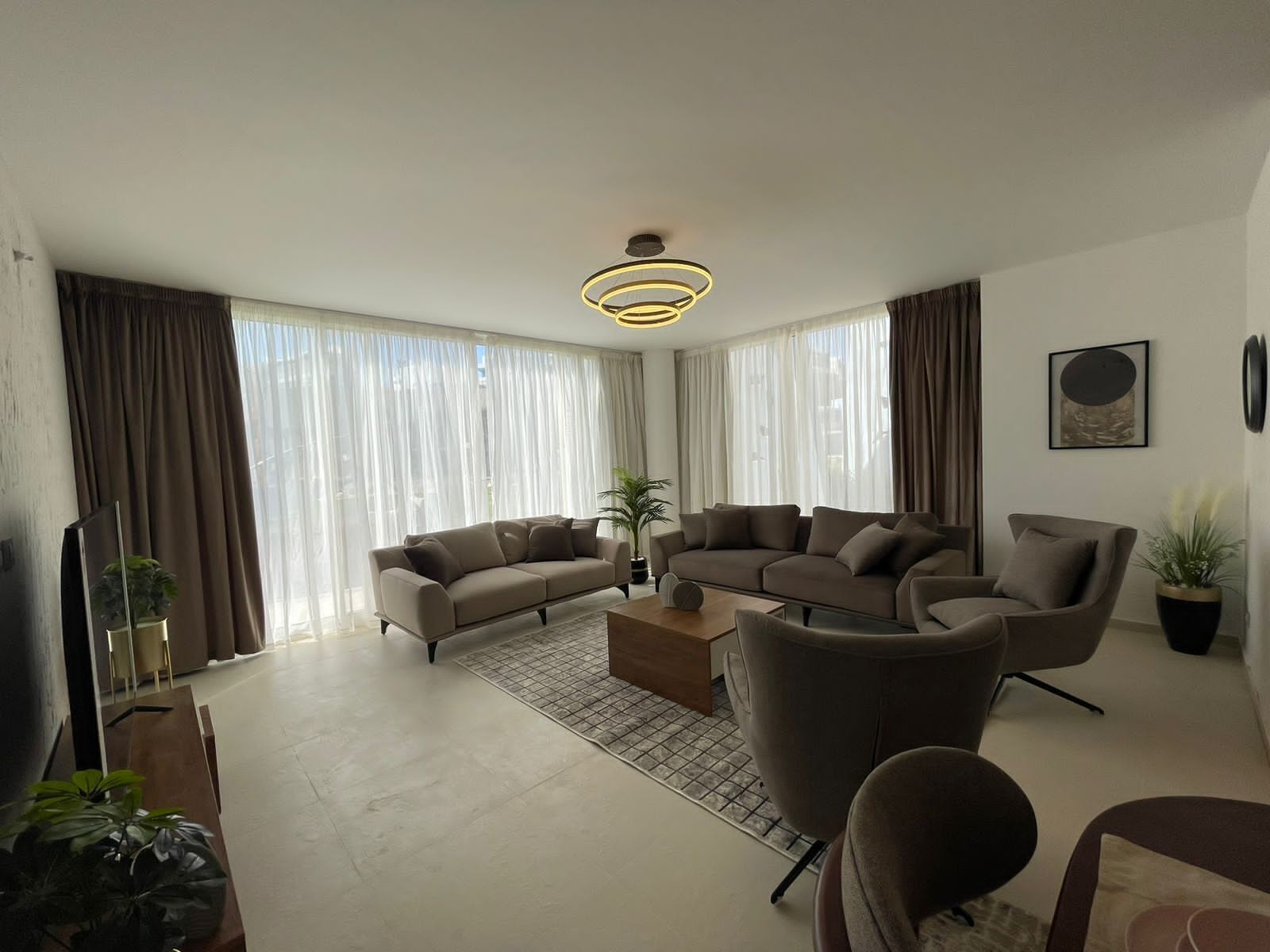 Villa, 4 camere da letto, vista lago | Area soggiorno