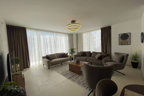 Villa, 4 camere da letto, vista lago | Area soggiorno