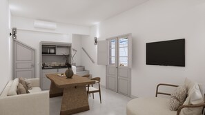 Villa Arokaria | Living area - Terracotta Sunset Suites (Oia)