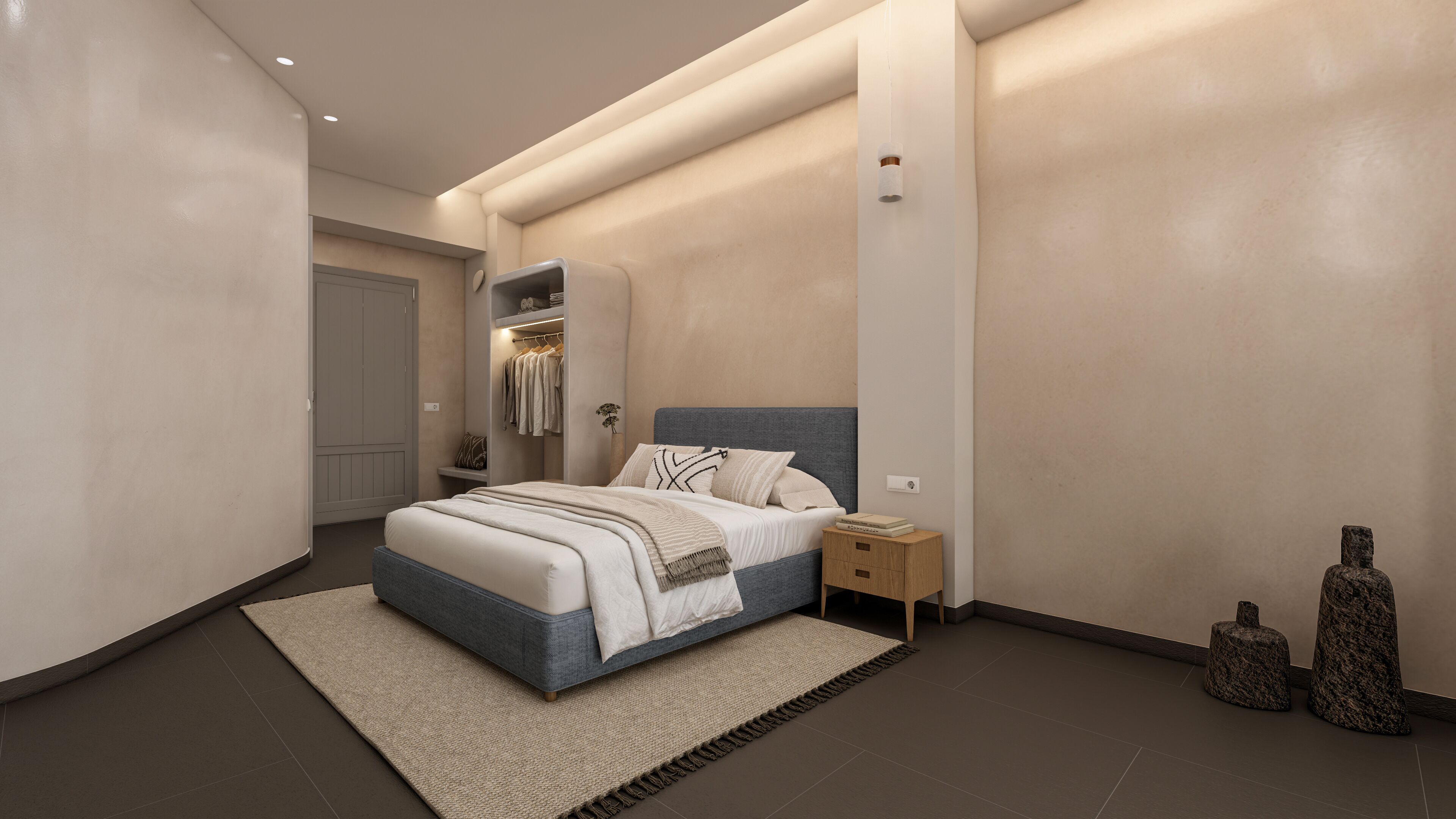 Elite Sea View | Peti besi dalam bilik, meja, seterika/papan seterika, Wi-fi percuma 