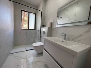 Apartment, 2 Bedrooms, Balcony | Bathroom - Exclusive 2- Bedroom Apartment With Sea Views in Kavajë, Albania (Rrashbull)