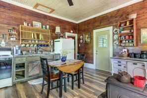House (1 Bedroom) | Interior - Vintage Charm + Outdoor Calm: Rural Arkansas Cabin (Fayetteville)