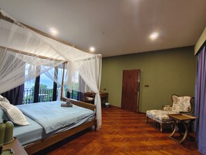 Chambre Panoramique, balcon, vue océan