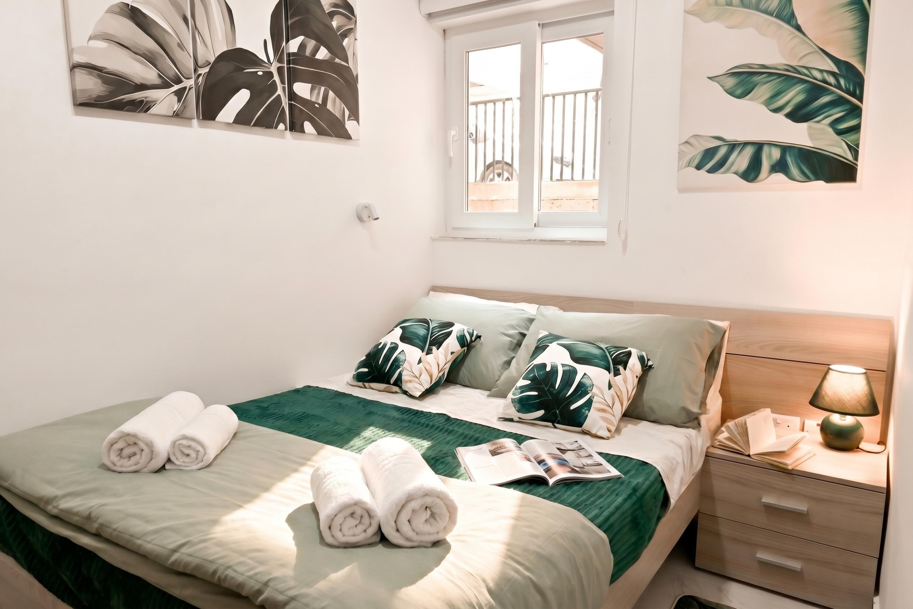 家庭公寓, 2 间卧室, 微波炉 (Cozy 2bdr Apart In Bugibba Square) | 2 多间卧室、免费 WiFi、床单
