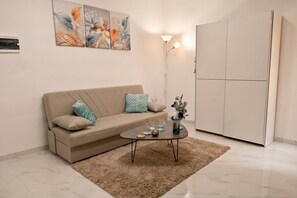 Family Apartment, Multiple Bedrooms (Cozy 2bdr Apart In Bugibba Square) | Living area - Cozy 2bdr Apart In Bugibba Square (St. Paul's Bay)