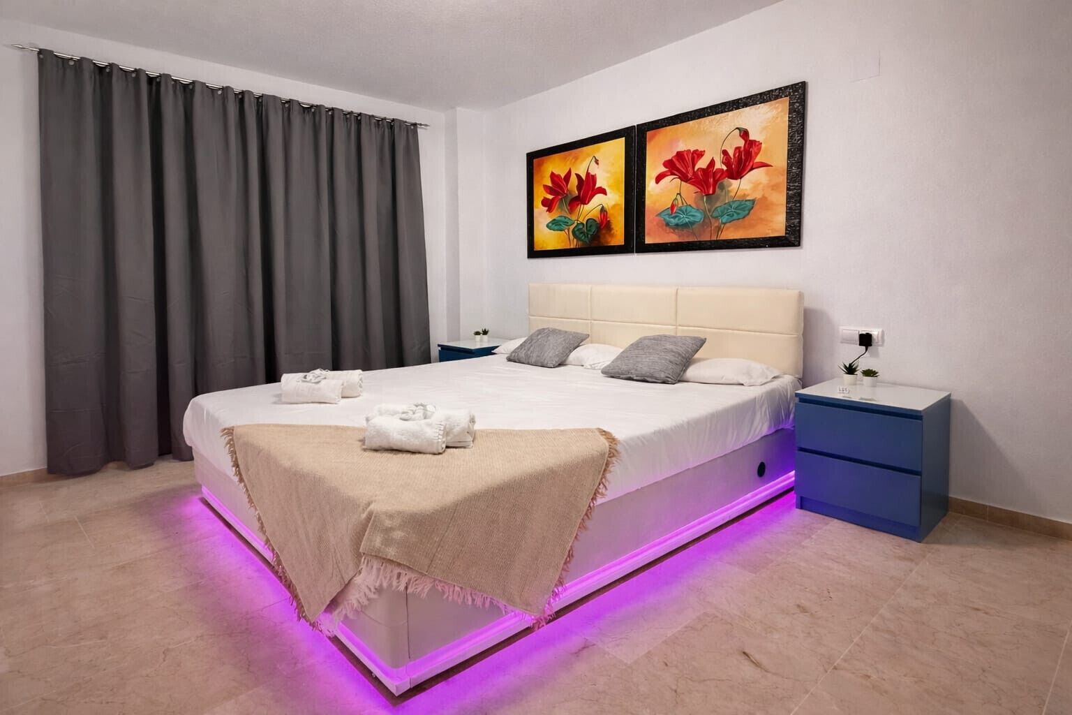 2 bedrooms, iron/ironing board, free WiFi, bed sheets