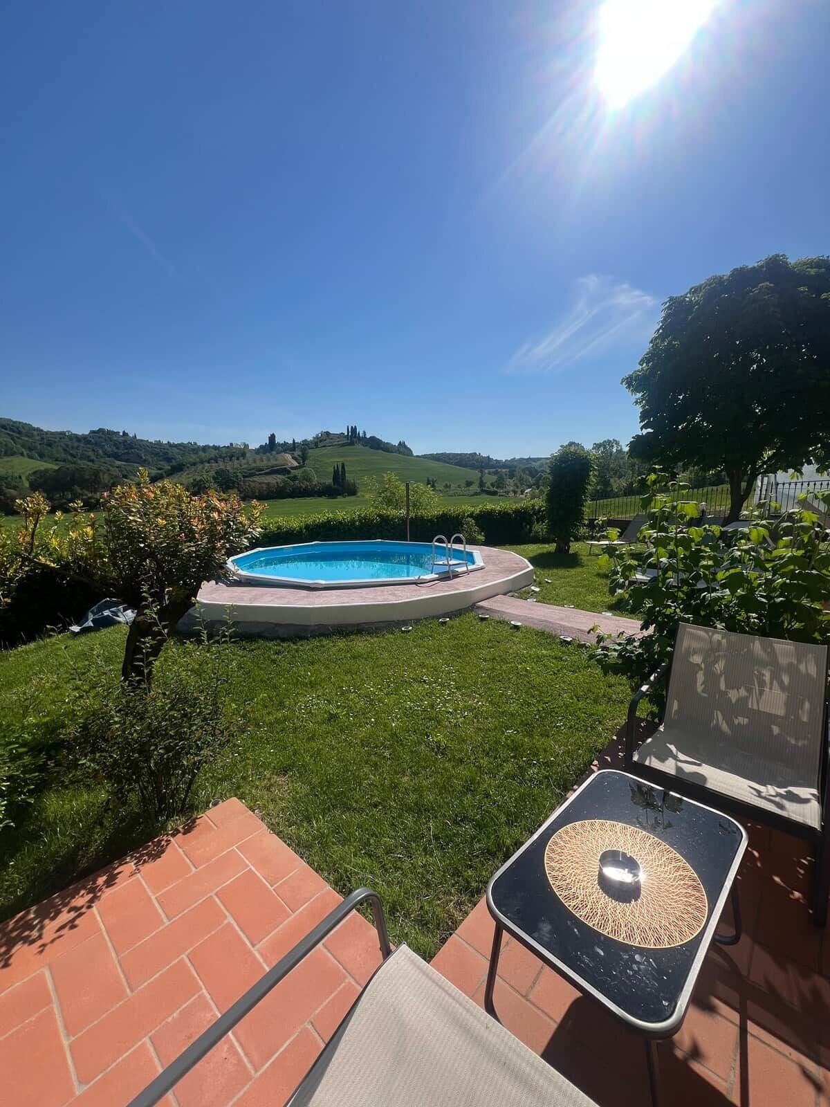 Idromassaggio all'aperto