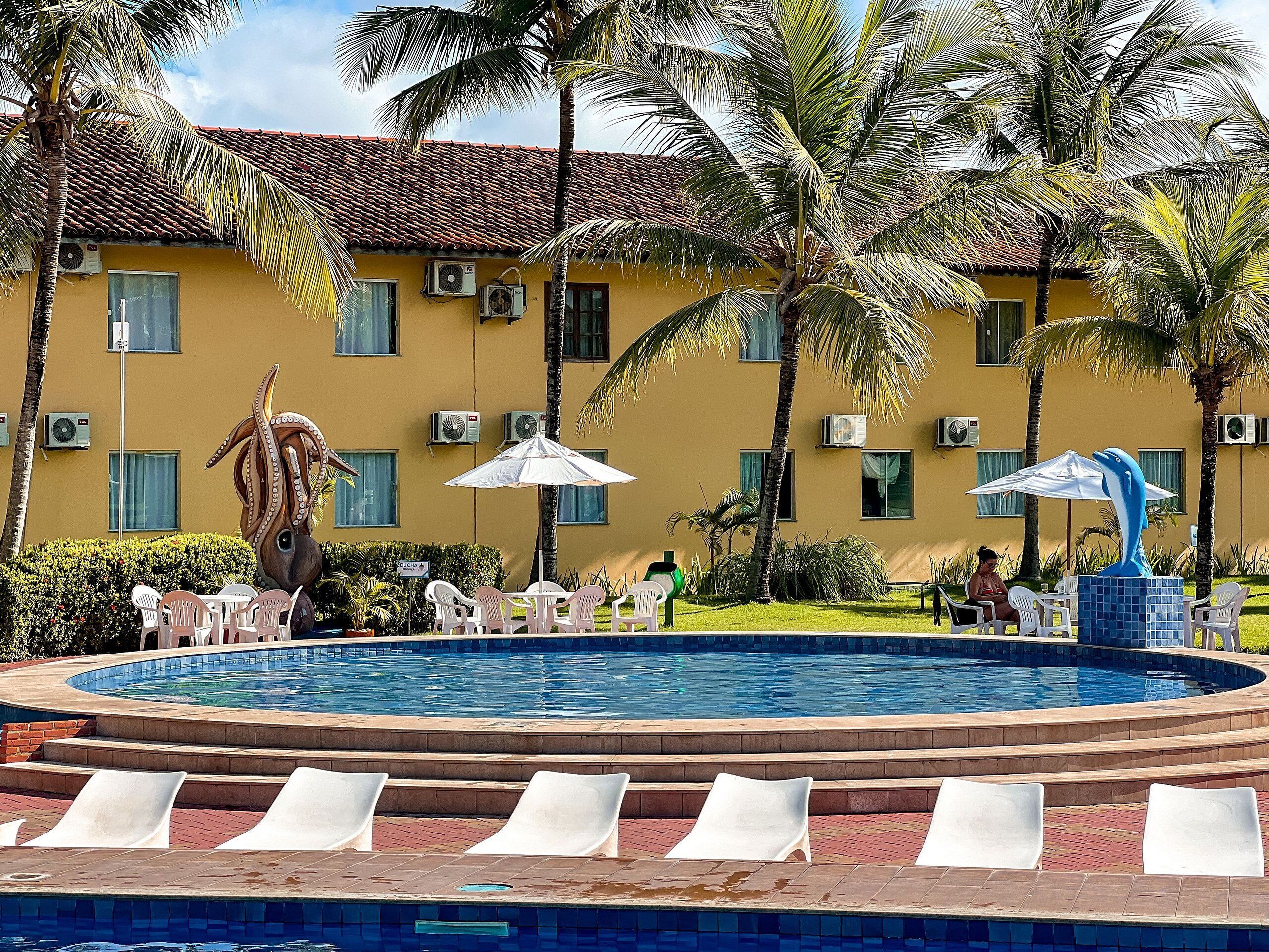 3 outdoor pools