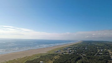 Vlak bij het strand