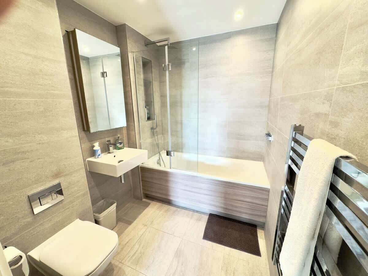 Shower, hair dryer