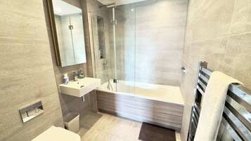 Shower, hair dryer