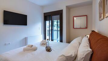 2 dormitorios, tabla de planchar con plancha, wifi gratis y ropa de cama