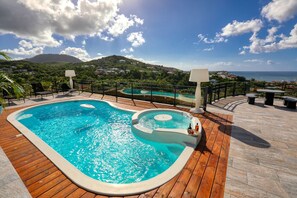 Pool - Seaview house with private pool for 8 people (Les Trois-Ilets)