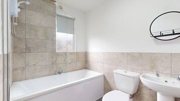 Ensemble douche/baignoire, baignoire relaxante profonde