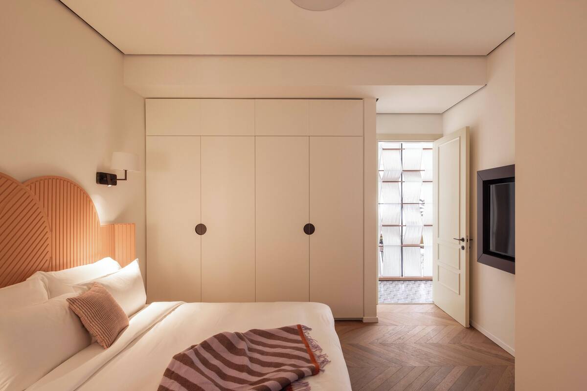 The Diplomat - 2 Bedrooms, Balcony, Sea View | Bettwäsche aus ägyptischer Baumwolle, hochwertige Bettwaren