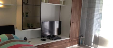 1 chambre, fer et planche Ă repasser, Wi-Fi, literie fournie