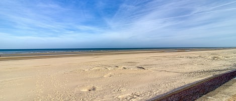 Vlak bij het strand