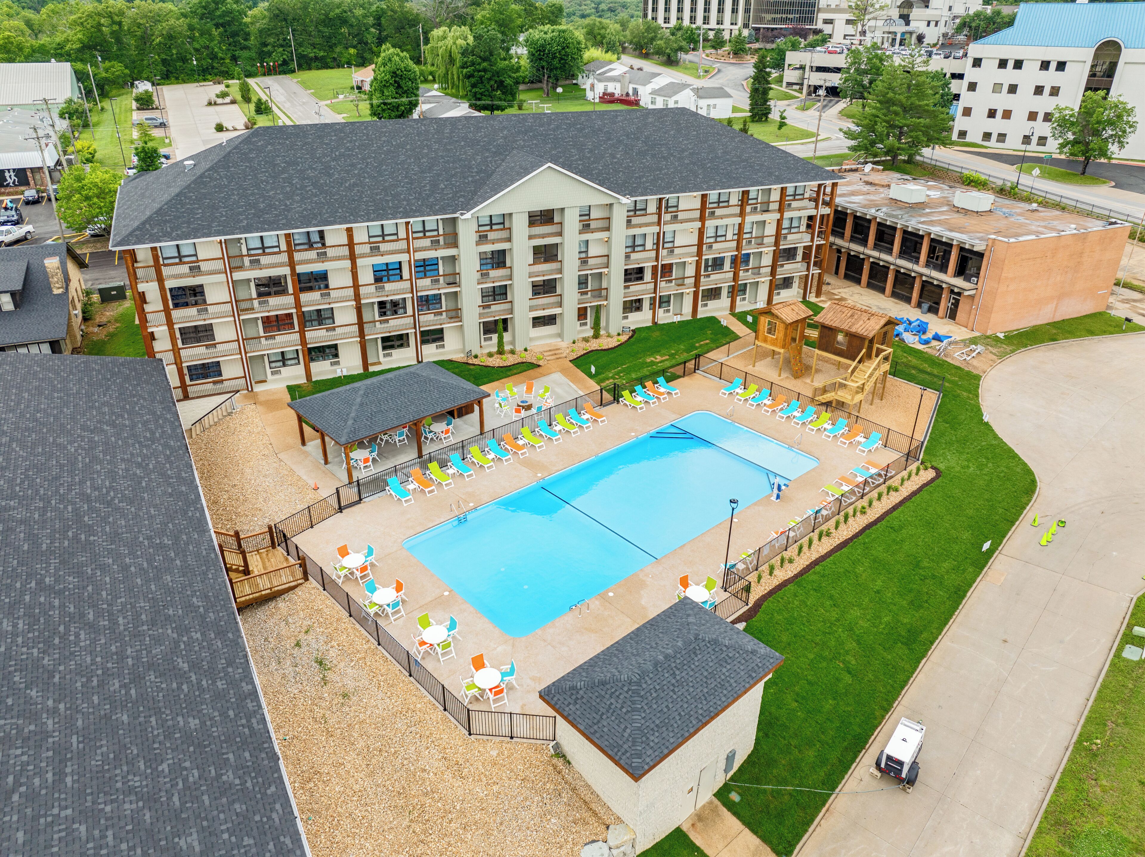 Indoor pool, outdoor pool