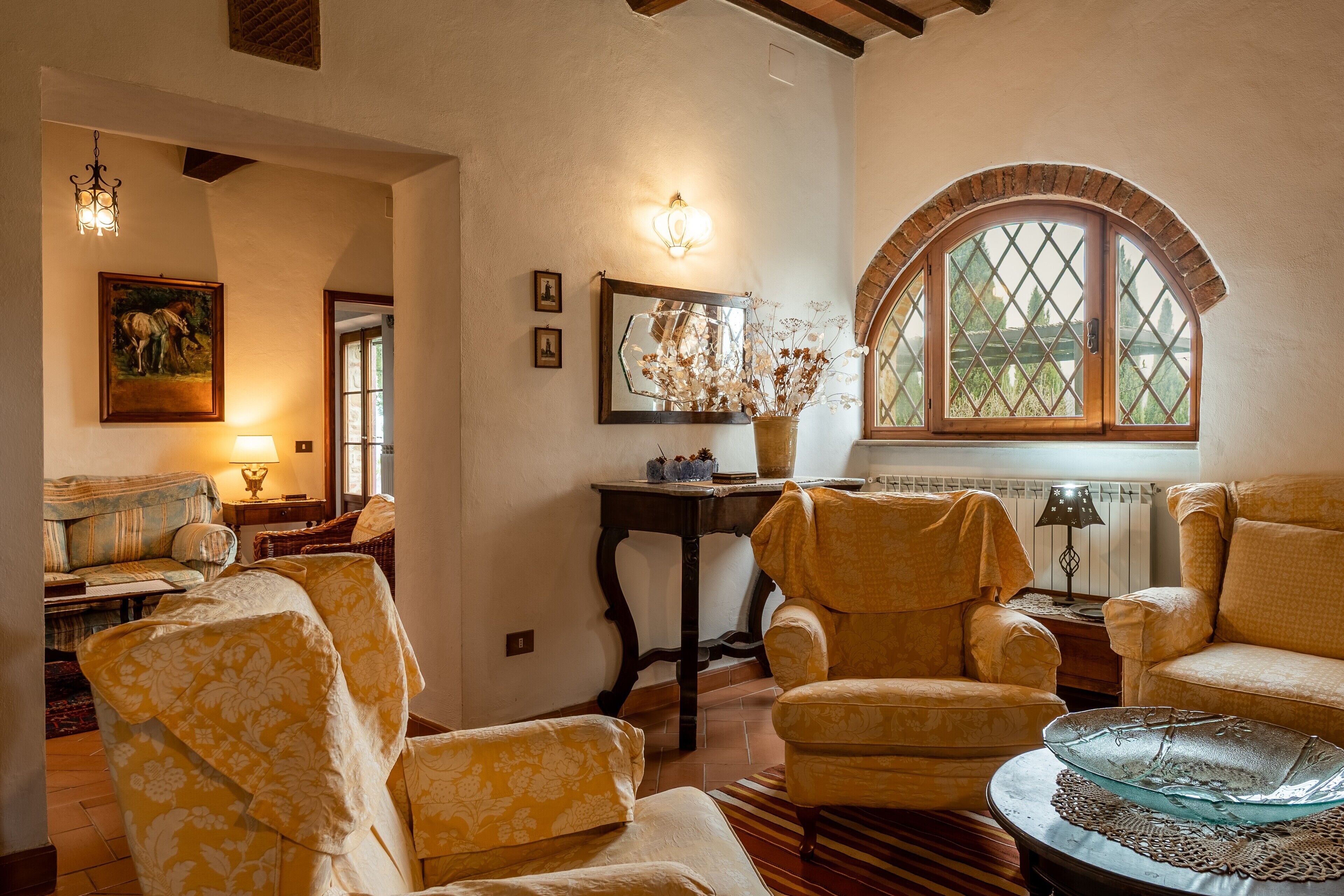 Fireplace, stereo