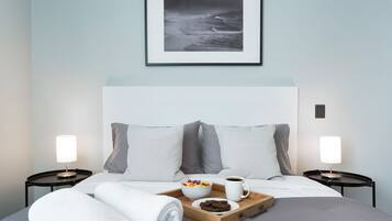 Appartement, 2 chambres, climatisation, vue ville | Fer et planche à repasser, Wi-Fi gratuit