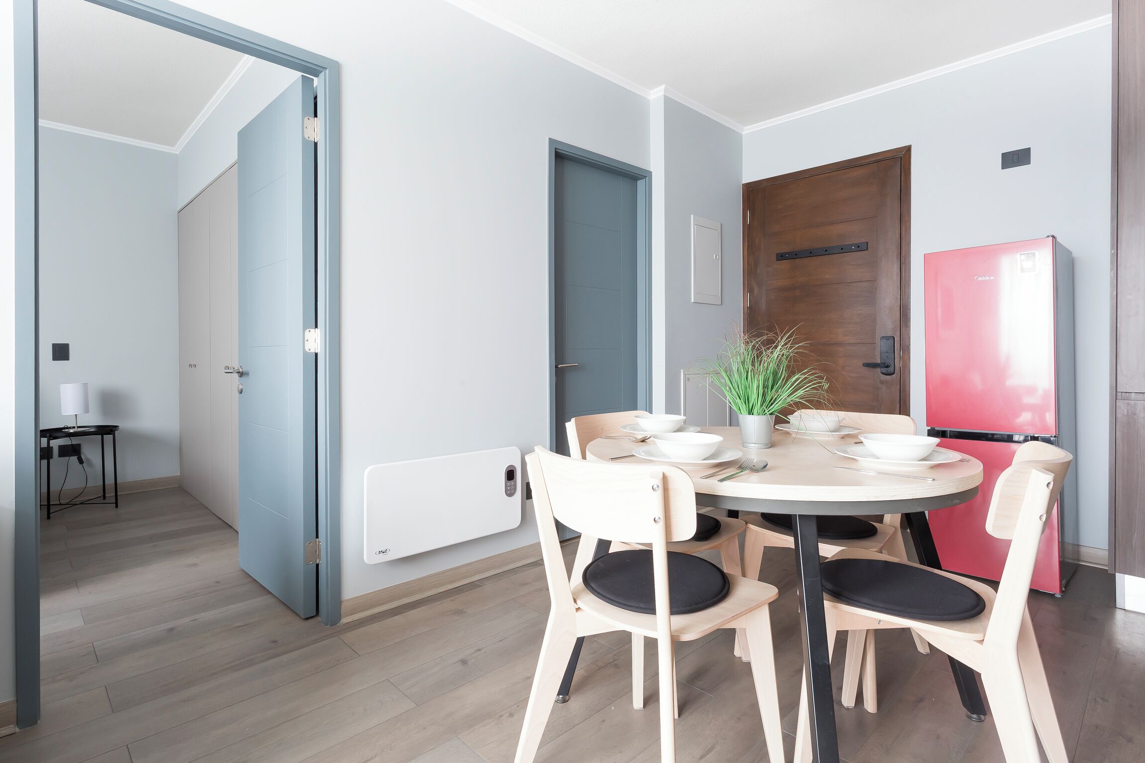 Appartement, 2 chambres, climatisation, vue ville | Salle à manger