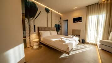 Deluxe-Doppelzimmer, Balkon, Stadtblick