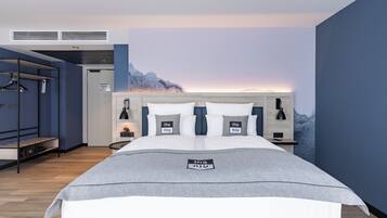 Standardzimmer, 1 Queen-Bett, barrierefrei | Zimmersafe, schallisolierte Zimmer, Bügeleisen/Bügelbrett