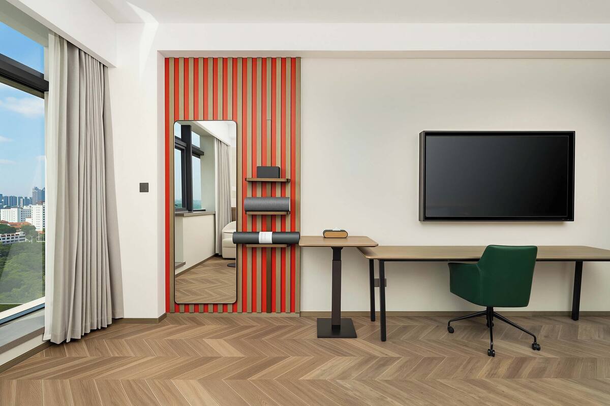 Habitación estándar | Edredón, escritorio, cortinas blackout y insonorización