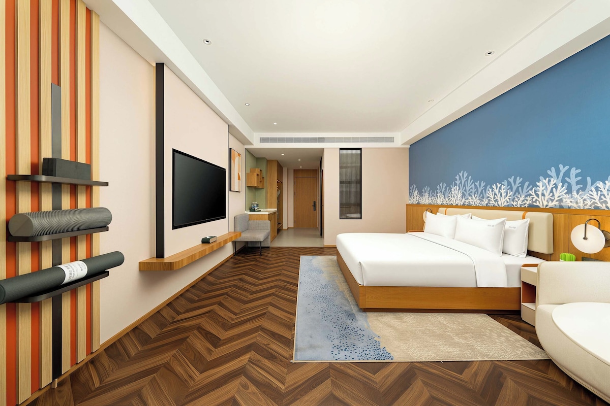 Premium Room | Gebar bulu kapas, meja, langsir/tirai gelap terus, kalis bunyi 