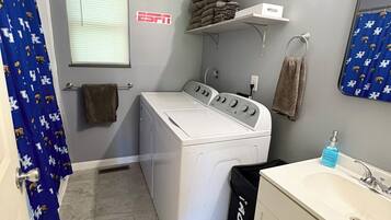 Towels, toilet paper