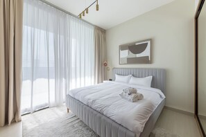 Apartment, Balcony, City View - Modern 1BR Apartment with City View (Dubai)