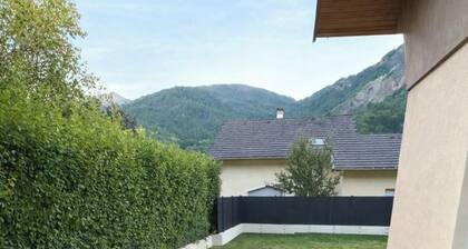 At the foot of the mountains