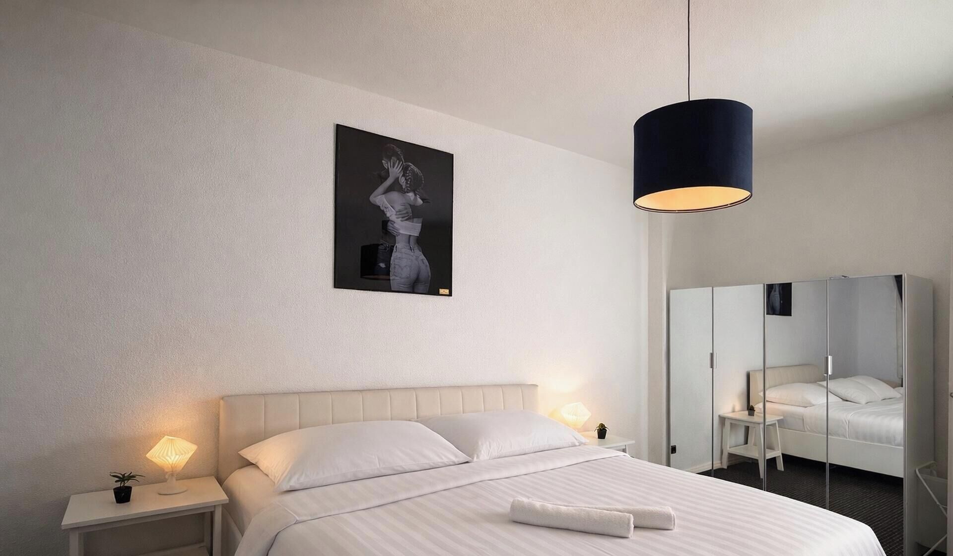 2 Schlafzimmer, Bügeleisen/Bügelbrett, Internetzugang, Bettwäsche