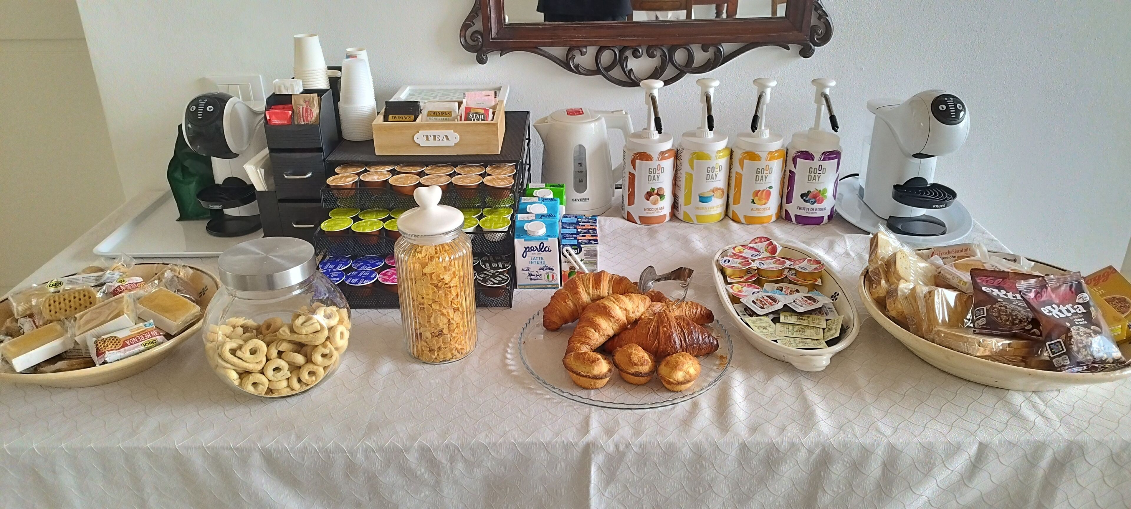 Petit déjeuner buffet compris tous les jours