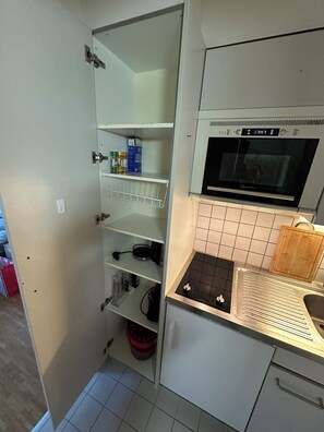 Fridge, microwave, oven, stovetop - Central and comfortable apartment for two or three people (Lausanne)