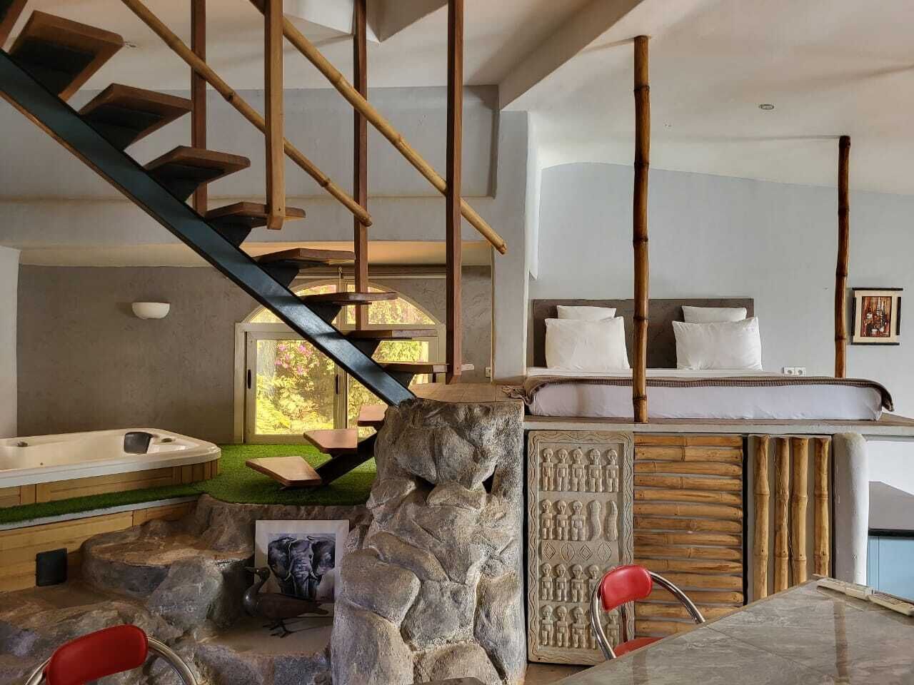 Deluxe-Studiosuite, Poolblick | Innenbereich