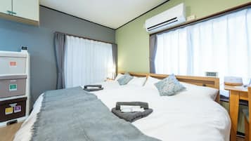 2 多间卧室、熨斗/熨衣板、免费 WiFi、床单