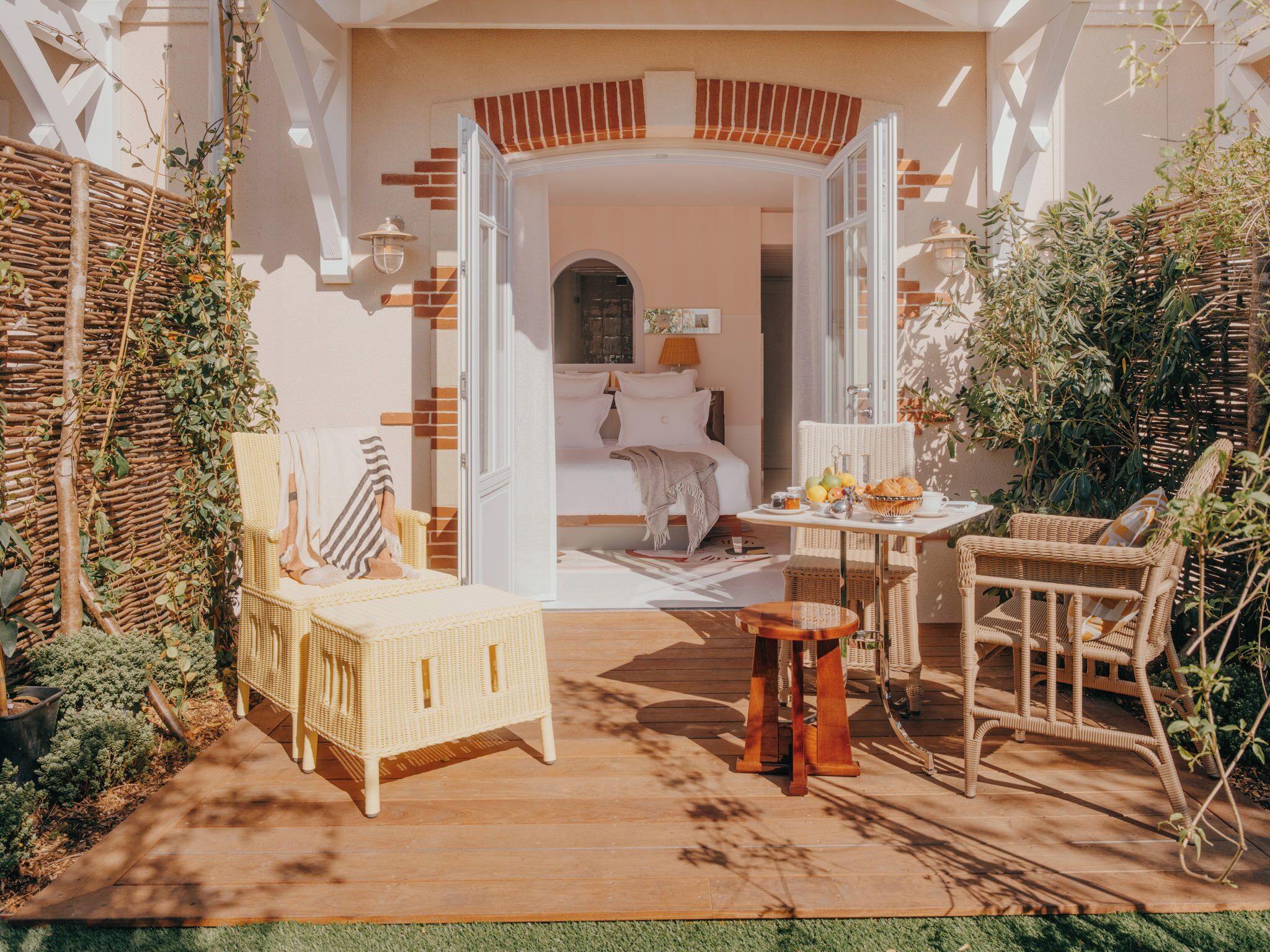 Vue sur le jardin