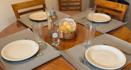 Enjoy with your family the best view of the waterfall I Ayres del Bosque Accommodations