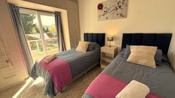 2 habitaciones, wifi gratis y ropa de cama
