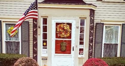 Quaint lodging in the heart of Westfield at the YWCA Westfield / King size bed