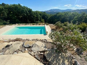 Una piscina riscaldata