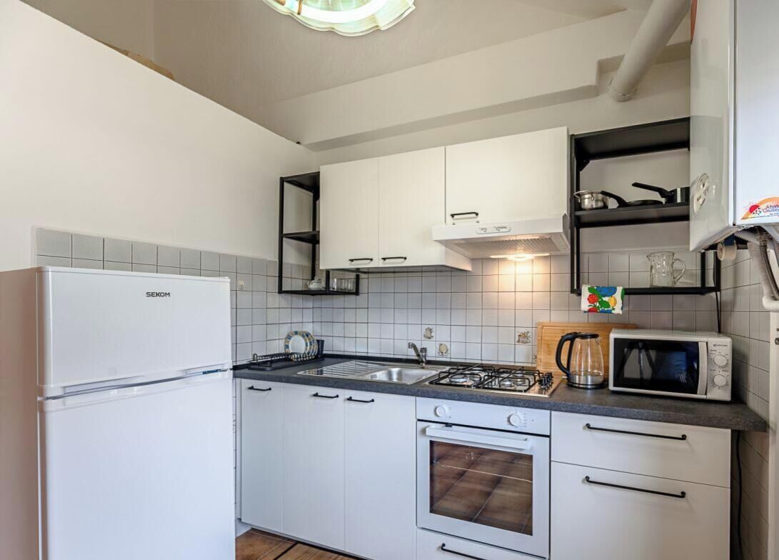 Fridge, microwave, ice maker