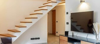 Apart Dolomiti (Val di Fiemme) - modern apartment with balcony on 2 levels