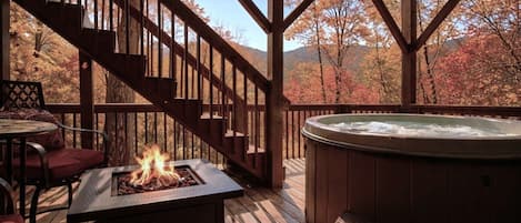 Bain à remous extérieur