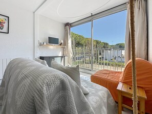 Bed sheets - Bright studio in the center of La Grande-Motte (La Grande-Motte)