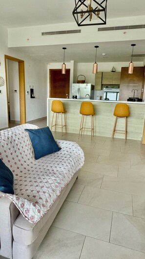 Living area - Dream Getaway | Pool View + Resort Beach Access (María Chiquita)