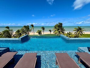 Pool - Altamare 109 - Cozy beachfront apartment on Caribessa Beach (João Pessoa)